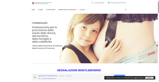 Security scan screenshot of https://www.ordineostetrichefr.it