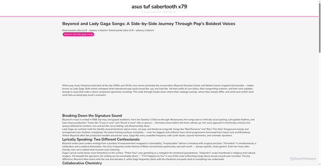 Security scan screenshot of https://greenleavesteablog-b054003c86-dpjc4vumrh2d.edgeone.dev/beyonce-and-lady-gaga-songs.html