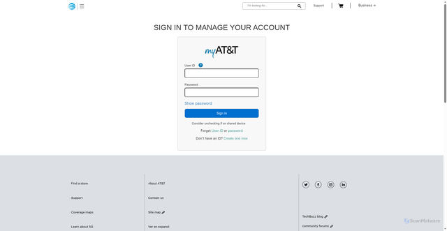Security scan screenshot of https://www.bluffsidemedia.com/att?https://i19bct-aq.myshopify.com/discount/EATFGN8G&dm_i=7Z72,271Y,40Y27R,AIGD,1