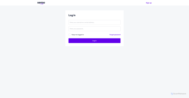 Security scan screenshot of https://app.sermo.com