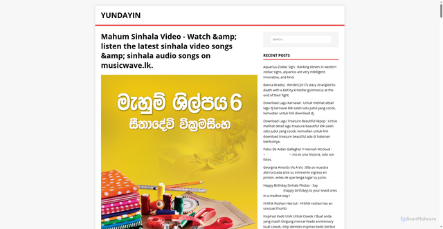 Security scan screenshot of https://yuyimada.pages.dev/post/mahum-sinhala-video/