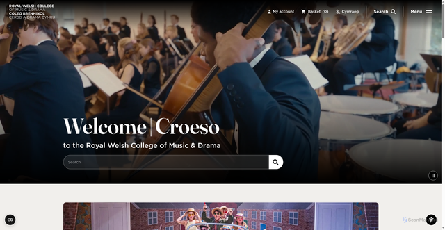 Security scan screenshot of https://www.rwcmd.ac.uk/