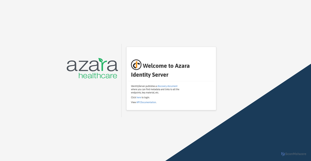 Security scan screenshot of https://ident.azarahealthcare.com