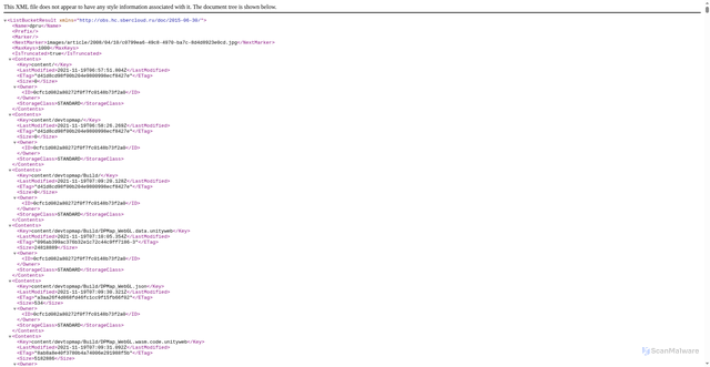 Security scan screenshot of https://dpru.obs.ru-moscow-1.hc.sbercloud.ru