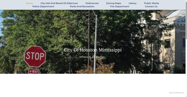 Security scan screenshot of https://houstonms.gov/