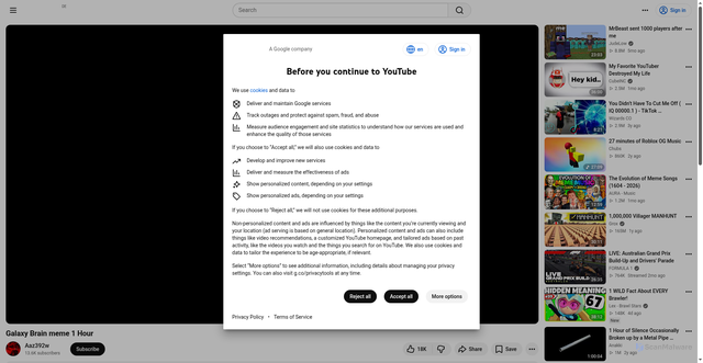 Security scan screenshot of https://1flex.org