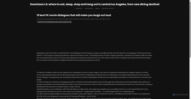 Security scan screenshot of https://ecolivingcentresitus-dptae4y6zjgw.edgeone.app/15-best-pk-movie-dialogues-that-will-make-you-laugh-out-loud.html