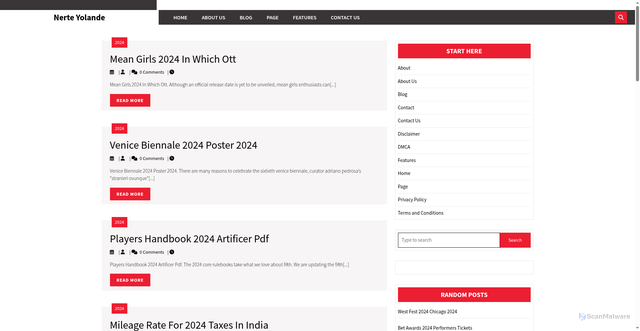 Security scan screenshot of https://huldayelisabet.pages.dev/?p=75