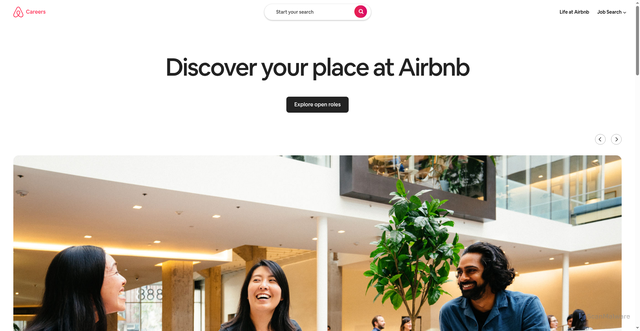 Security scan screenshot of https://careers.airbnb.com