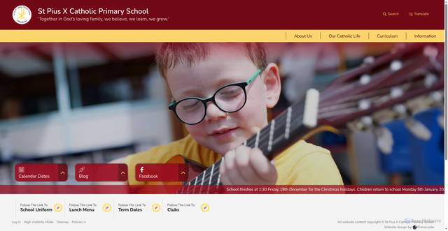 Security scan screenshot of http://www.stpiusx.plus.com/