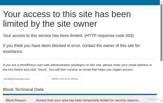 Security scan screenshot of https://senecacountyny.gov/