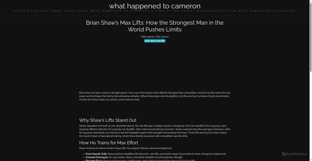 Security scan screenshot of https://lensacerdascorner-dpuv9krdmclz.edgeone.app/brian-shaw-max-lifts.html