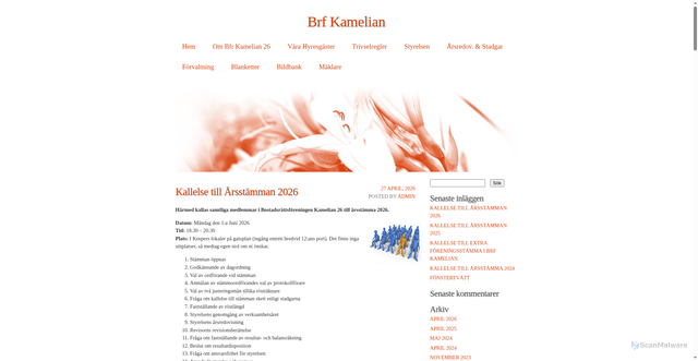 Security scan screenshot of https://kamelian.se