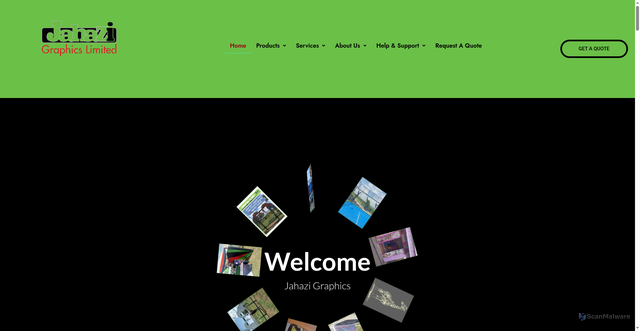 Security scan screenshot of https://jahazigraphics.co.ke