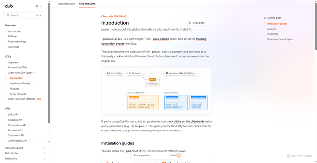 Security scan screenshot of https://www.dubcdn.com/