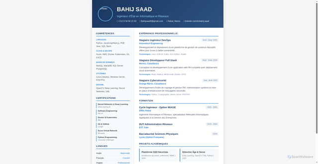 Security scan screenshot of https://unnecessary-aquamarine-uop5urphog-f6oq6aor7v.edgeone.app/
