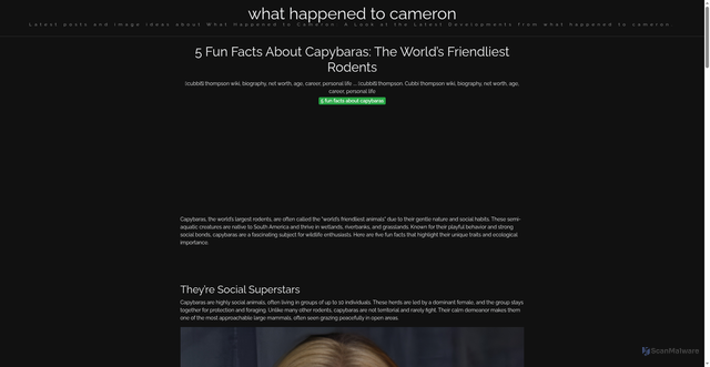 Security scan screenshot of https://lensacerdascorner-dpuv9krdmclz.edgeone.app/5-fun-facts-about-capybaras.html