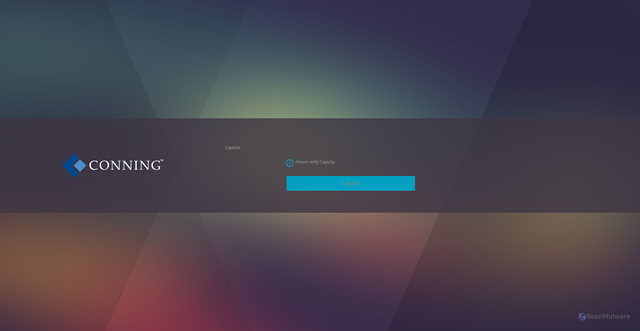 Security scan screenshot of https://access-test.conning.com