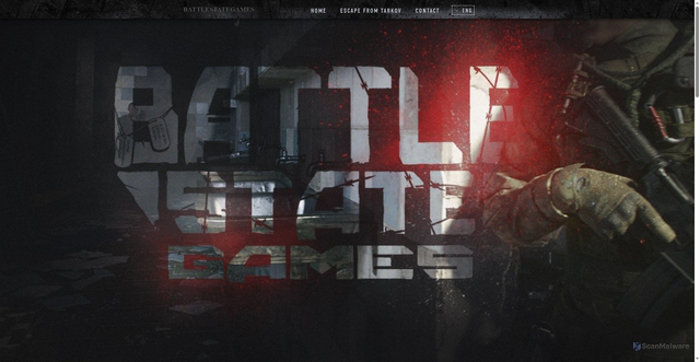 Security scan screenshot of https://www.battlestategames.com/
