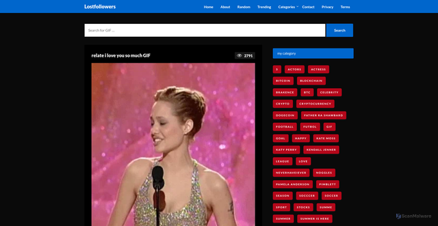 Security scan screenshot of https://bulkplates.com/relate-i-love-you-so-much-gif/