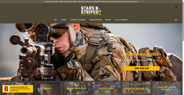 Security scan screenshot of https://starsnstripesco.com/?srsltid=AfmBOopehGlXBBxtVQgV6cA_dqnLgwit2aWSodJQvb79pec-a1EY_l1o