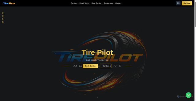 Security scan screenshot of https://www.tirepilot.ca/
