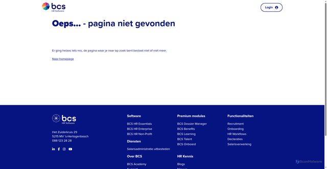 Security scan screenshot of https://polarishrs.nl