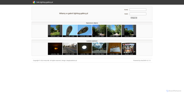 Security scan screenshot of fotki.lighting-gallery.pl
