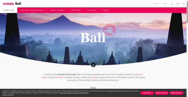Security scan screenshot of https://www.introducingbali.com/
