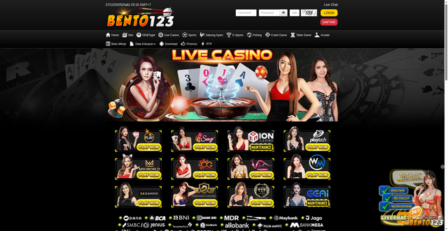 Security scan screenshot of https://ndxx1-bento123.com/desktop/game/livecasino/dreamgaming