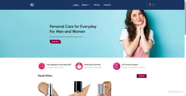 Security scan screenshot of https://420ukcv.com/