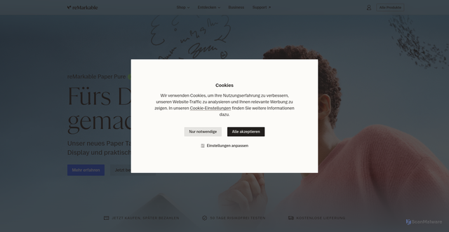 Security scan screenshot of https://remarkable.engineering