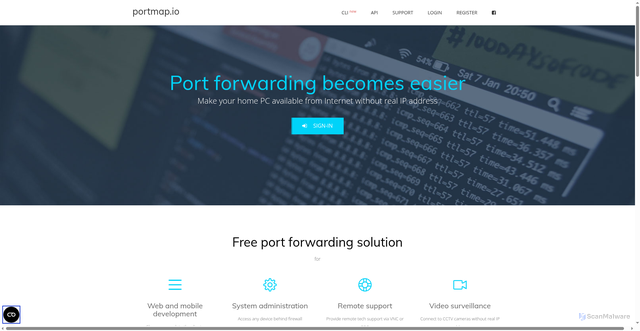 Security scan screenshot of https://zbzd-56945.portmap.host