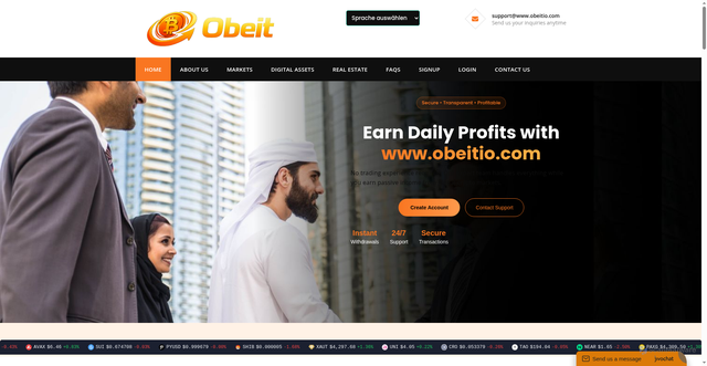 Security scan screenshot of http://obeitio.com/
