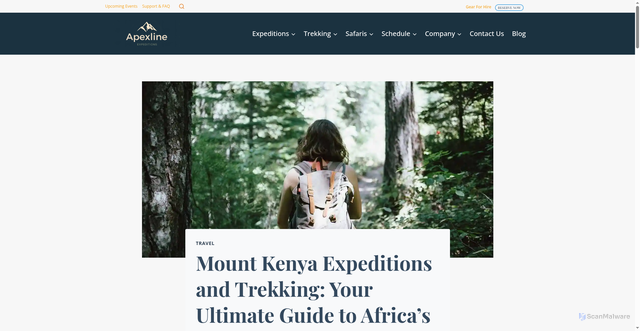 Security scan screenshot of https://apexlineexpeditions.com/5-things-were-most-excited-about-this-summer/