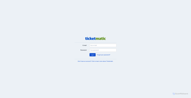 Security scan screenshot of https://apps.ticketmatic.com