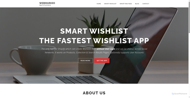 Security scan screenshot of https://smartwishlist.webmarked.net