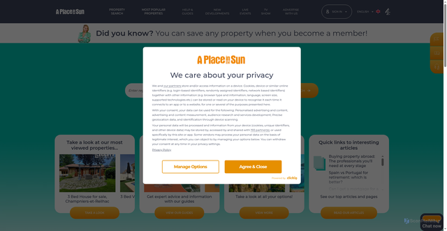 Security scan screenshot of https://aplaceinthesun.com