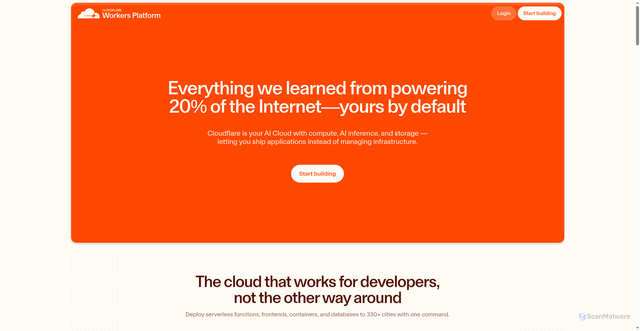 Security scan screenshot of https://jaygb-cloud-login-3768633764de0ed1.jaygb.workers.dev/