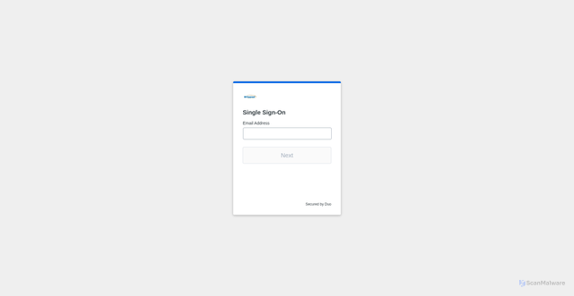 Security scan screenshot of https://sso-edd36cfd.sso.duosecurity.com