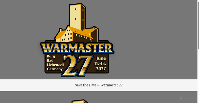 Security scan screenshot of https://warmaster27.com/