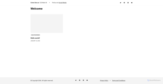 Security scan screenshot of https://blogallgrace.com/