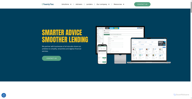 Security scan screenshot of https://twenty7tec.com