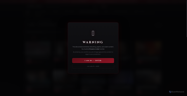 Security scan screenshot of https://gore.best/category/extreme-sports