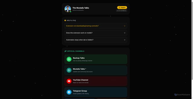 Security scan screenshot of https://grokautomationdev1-pj92xinu5z.edgeone.app/
