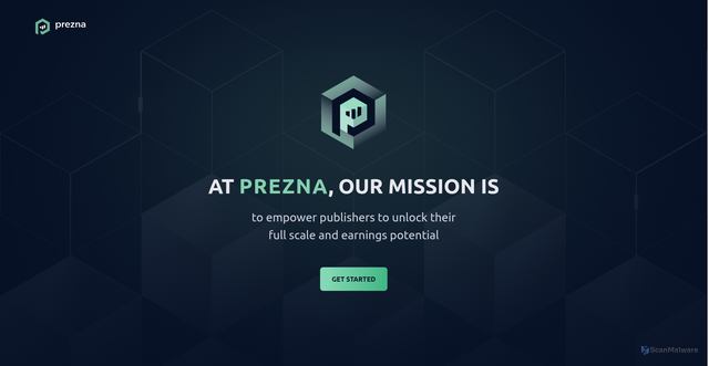 Security scan screenshot of https://prezna.com