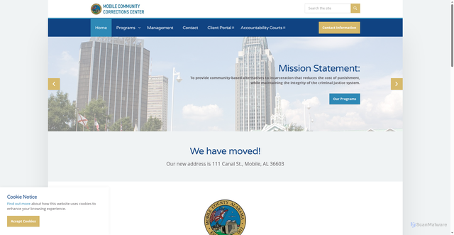 Security scan screenshot of https://mobileccc.gov/