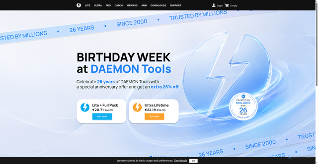 Security scan screenshot of https://daemon-tools.cc