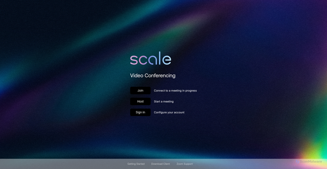 Security scan screenshot of https://scale.zoom.us
