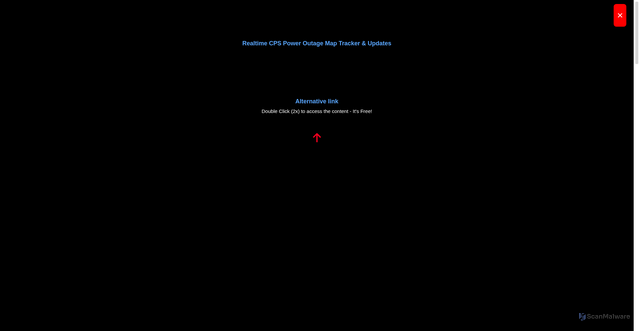 Security scan screenshot of https://cps-power-outage-map.pages.dev/posts/cps-power-outage-map/